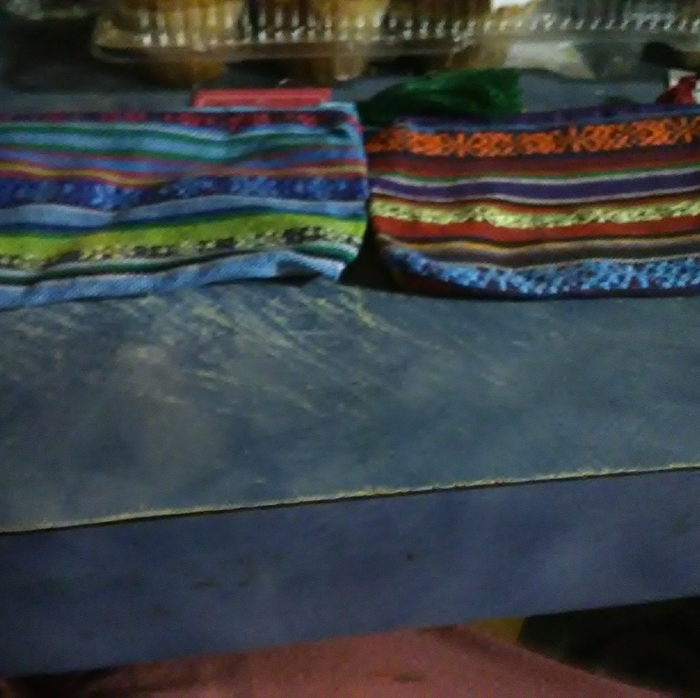 Woven Multi colored Coin Purses